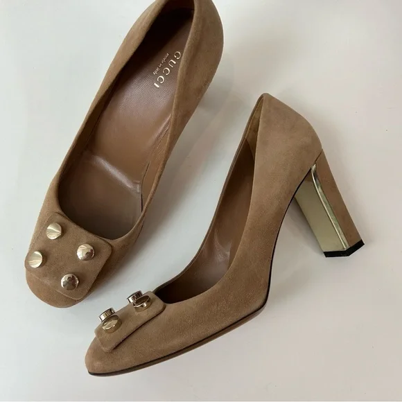 Spectacular Gucci suede heels - Picture 7 of 13